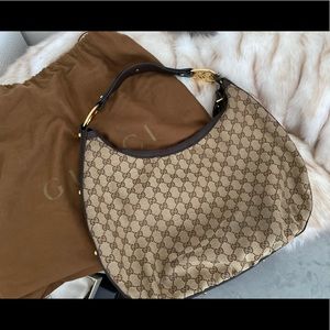 Gucci Monogram Large Hobo Shoulder Bag